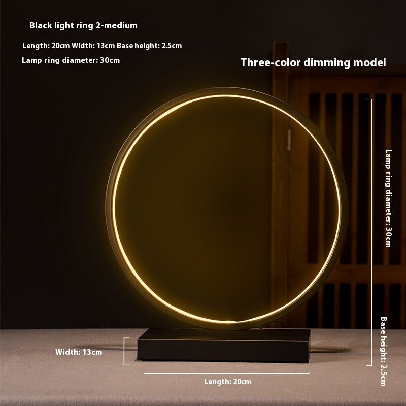Backflow Incense Living Room LED Lamp Ring